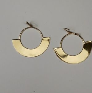 Fashion Gold Boho Fan Style Earrings